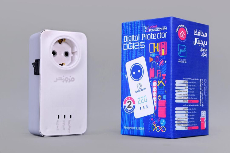 محافظ ولتاژ دیجیتال یخچال فروزش مدل DG125